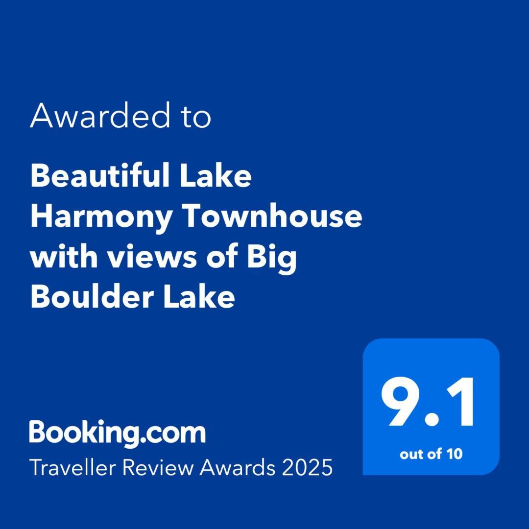 Beautiful Lake Harmony Townhouse At Big Boulder Lake And Ski Area Kültér fotó